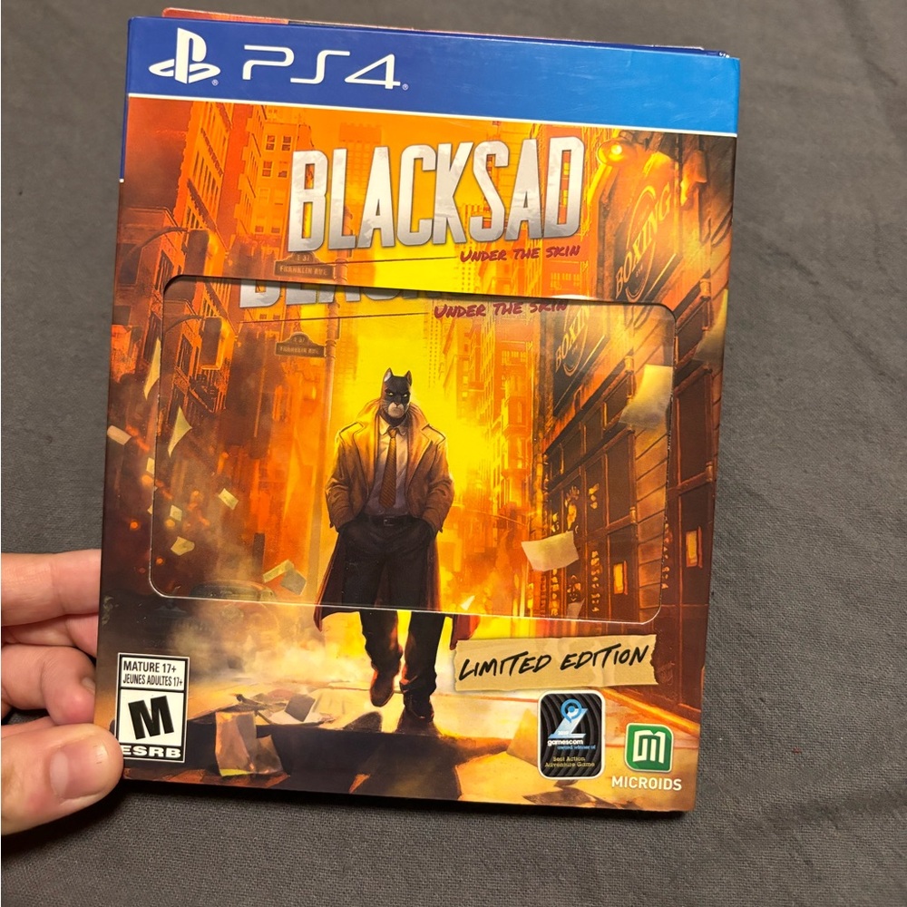 Blacksad Under the Skin Limited Edition (PlayStation 4) PS4 CIB Complete TESTED